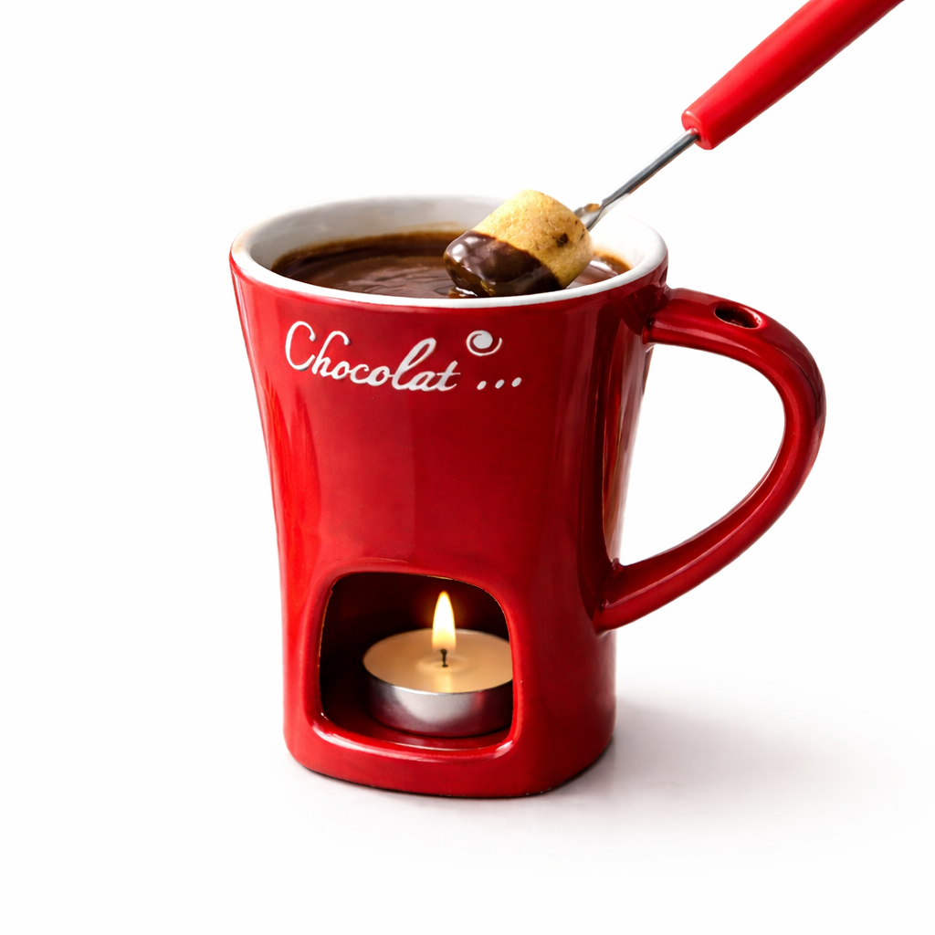 Mumlu Çikolata Eritme & Fondü Kupası